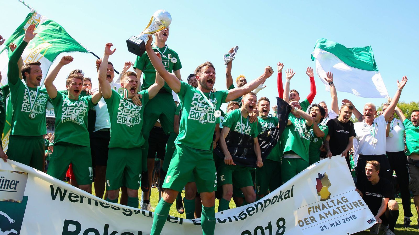 
                <strong>Chemie Leipzig (4. Liga)</strong><br>
                (qualifiziert als Sieger Landespokal Sachsen)Liga: Regionalliga Nordost (Absteiger)
              