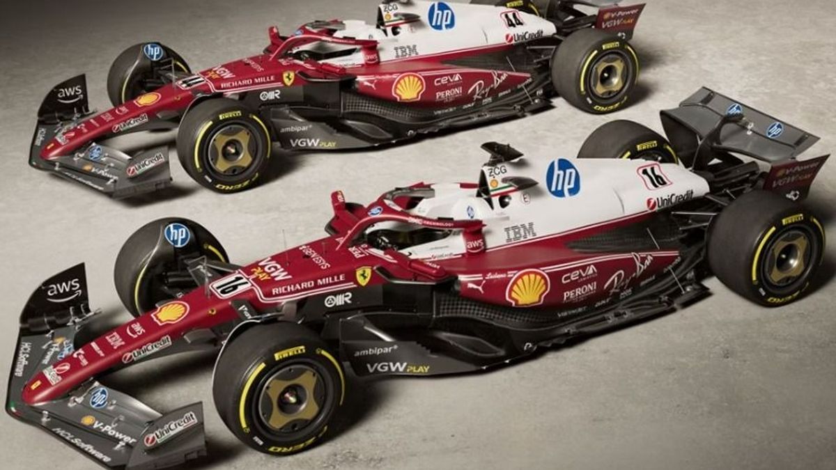 Die Ferrari-Sonderlackierung beim Italien-Grand-Prix 2025 in Monza