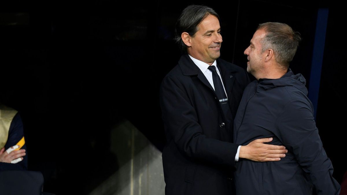 Inzaghi und Flick nach Abpfiff