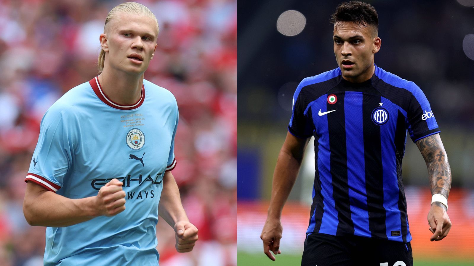 
                <strong>Das Torjäger-Duell: Erling Haaland gegen Lautaro Martinez  </strong><br>
                Erling Haaland und Lautaro Martinez sind die Top-Torjäger ihrer Mannschaften. Haaland gelangen im Trikot von City 52 Tore in 52 Pflichtspielen, Martinez kommt in 56 Spielen auf 28 Treffer. Die Effektivität spricht für Haaland. In der Champions League gab er in dieser Saison die meisten Torschüsse (40) ab, erzielte zwölf Tore und verbuchte somit durchschnittlich alle 63 Minuten einen Treffer. Martinez hingegen war gerade in der "Königsklasse" weniger effektiv. Nur 24 Prozent seiner Schüsse gelangten überhaupt in Richtung Tor, mehr als drei Treffer sprangen deshalb für ihn bislang nicht heraus. Eine höhere Effektivität wäre wichtig, weil Mailand vermutlich nur wenig Chancen gegen Manchester bekommen wird.
              