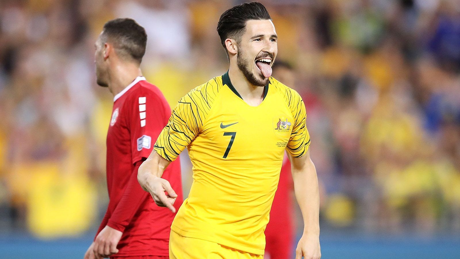 
                <strong>Mathew Leckie</strong><br>
                Nationalmannschaft: AustralienVerein: Hertha BSCPosition: RechtsaußenLänderspiele/Tore: 59/9
              