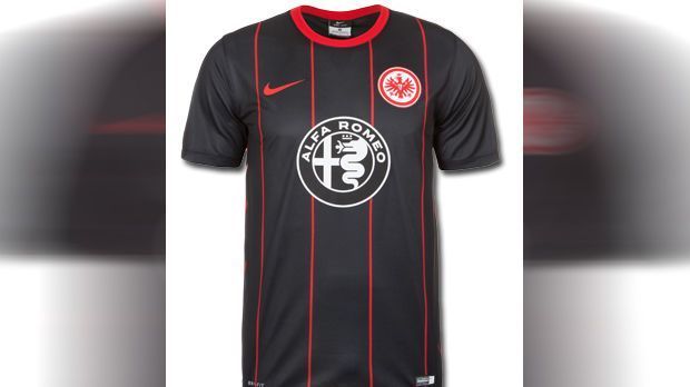 
                <strong>2. Platz: Eintracht Frankfurt</strong><br>
                2. Platz: Eintracht Frankfurt. Understatement im 70er Jahre Retro-Look. Allerlei Detaillösungen wie die rote Kontrast-Rippe am V-Ausschnitt und den Ärmeln, die funktionellen Perforierungen an Schulter und Vorderteil und die Integration der Logos ergeben ein tolles Gesamtbild.
              