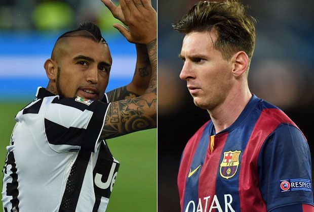 
                <strong>Arturo Vidal vs. Lionel Messi</strong><br>
                Egal, wie gut Arturo Vidal in der Saison wieder gespielt hat, gegen den besten Spieler dieser Epoche wird es sehr schwer, ihn auch nur einigermaßen zu stoppen. Deshalb ist auch ganz klar, wer hier punktet: Messi! Zwischenstand: 3:7.
              