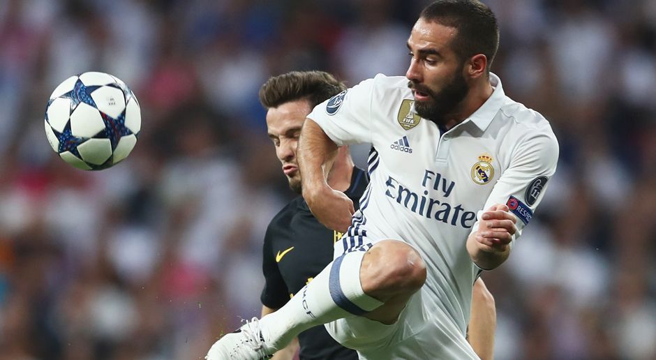 
                <strong>Daniel Carvajal (Real Madrid)</strong><br>
                Spielt auf der rechten Abwehrseite eine solide Partie, lässt gegen einen offensiv aber auch harmlosen Gegner nur wenig anbrennen, gelegentlich zudem mit offensiven Vorstößen. Muss zur Halbzeit verletzt vom Platz. ran-Note: 3
              