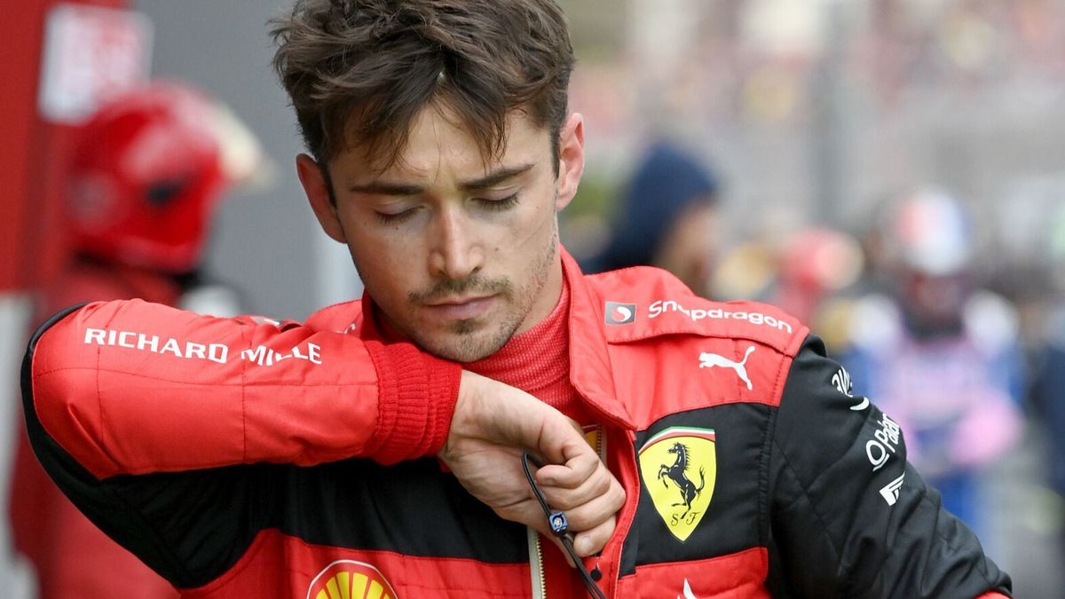 Charles Leclerc musste sich über seinen Fehler in Imola ärgern