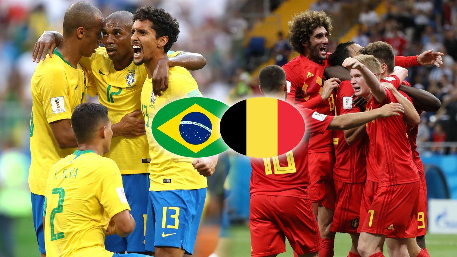 
                <strong>Brasilien vs. Belgien</strong><br>
                Die Brasilianer treffen im WM-Viertelfinale auf die Belgier - zwei absolute Top-Teams kämpfen um das Halbfinale in Russland. Doch wer hat im direkten Vergleich Spieler gegen Spieler die Nase vorn?
              