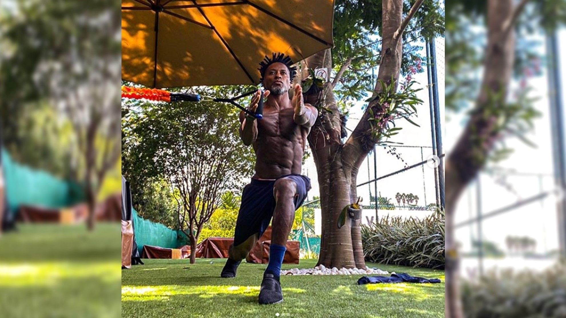 
                <strong>Ze Roberto </strong><br>
                Damit er seinen Traumkörper so halten kann, arbeitet Ze Roberto mit gezielten Übungen fleißig an seiner Fitness. Eines seiner Geheimrezepte: Körper-Balance: "Immer das Gleichgewicht halten", schreibt er zu diesem Foto auf seinem Instagram-Account.
              