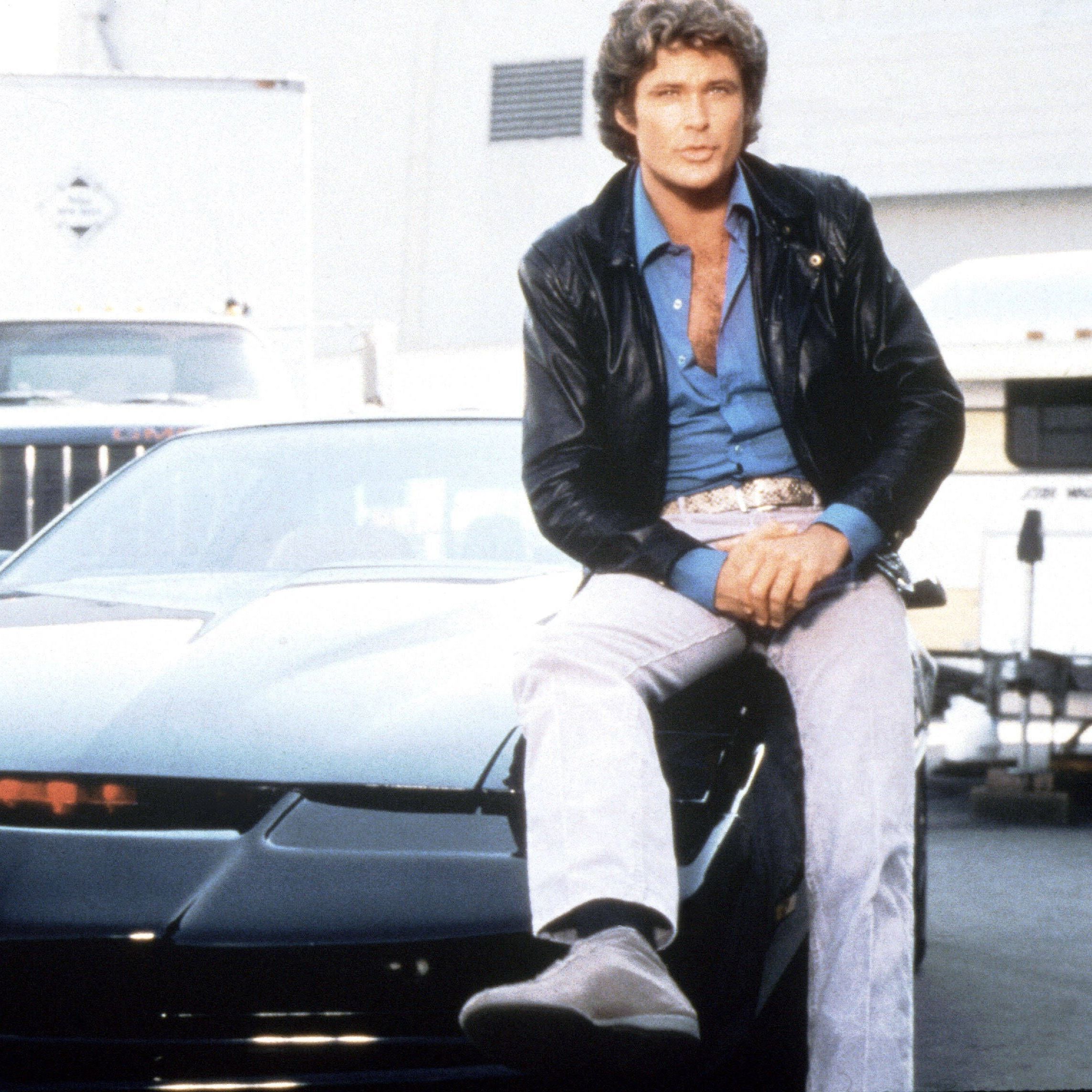 David Hasselhoff in seiner ersten Rolle in "Knight Rider"