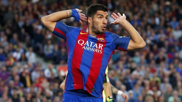 
                <strong>Luis Suarez (FC Barcelona)</strong><br>
                9. Platz: Luis Suarez (FC Barcelona) - Ablösesumme 200 Mio Euro (Quelle: Goal.com)
              