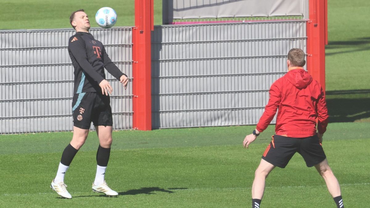 Wieder am Ball: Manuel Neuer (l.)