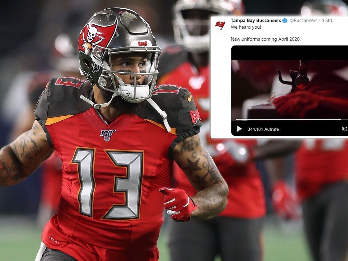 NFL: Die neuen Trikots der Tampa Bay Buccaneers 2020