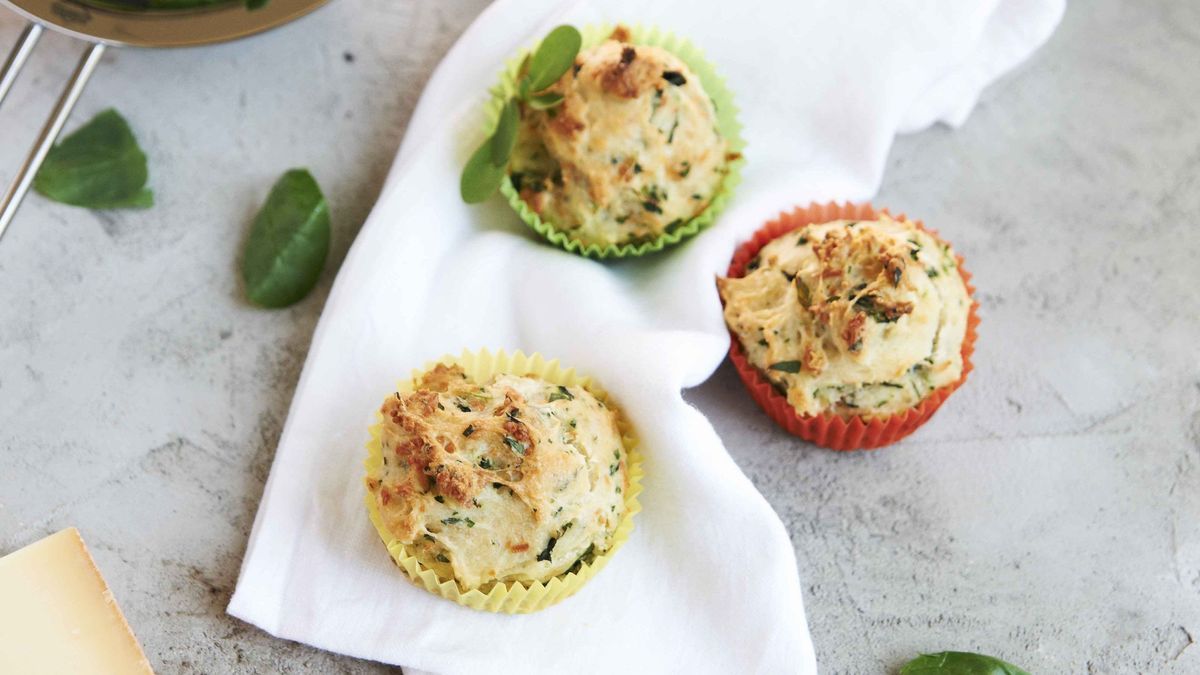 Käse-Spinat-Muffins