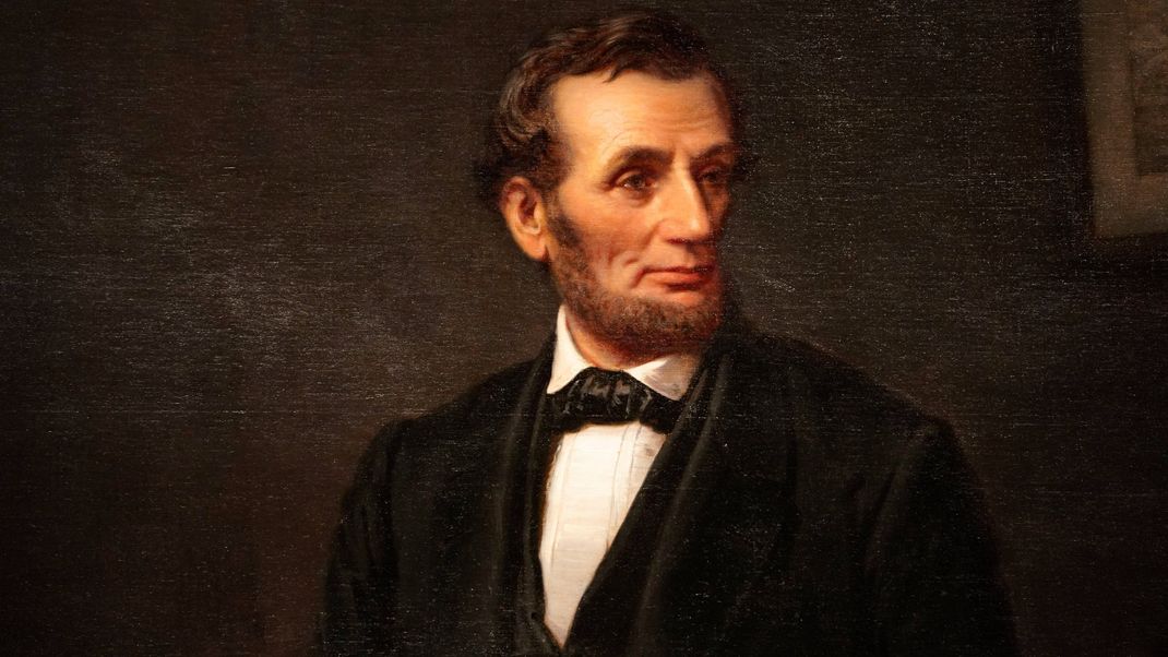 Abraham Lincoln war der erste republikanische Präsident der USA.