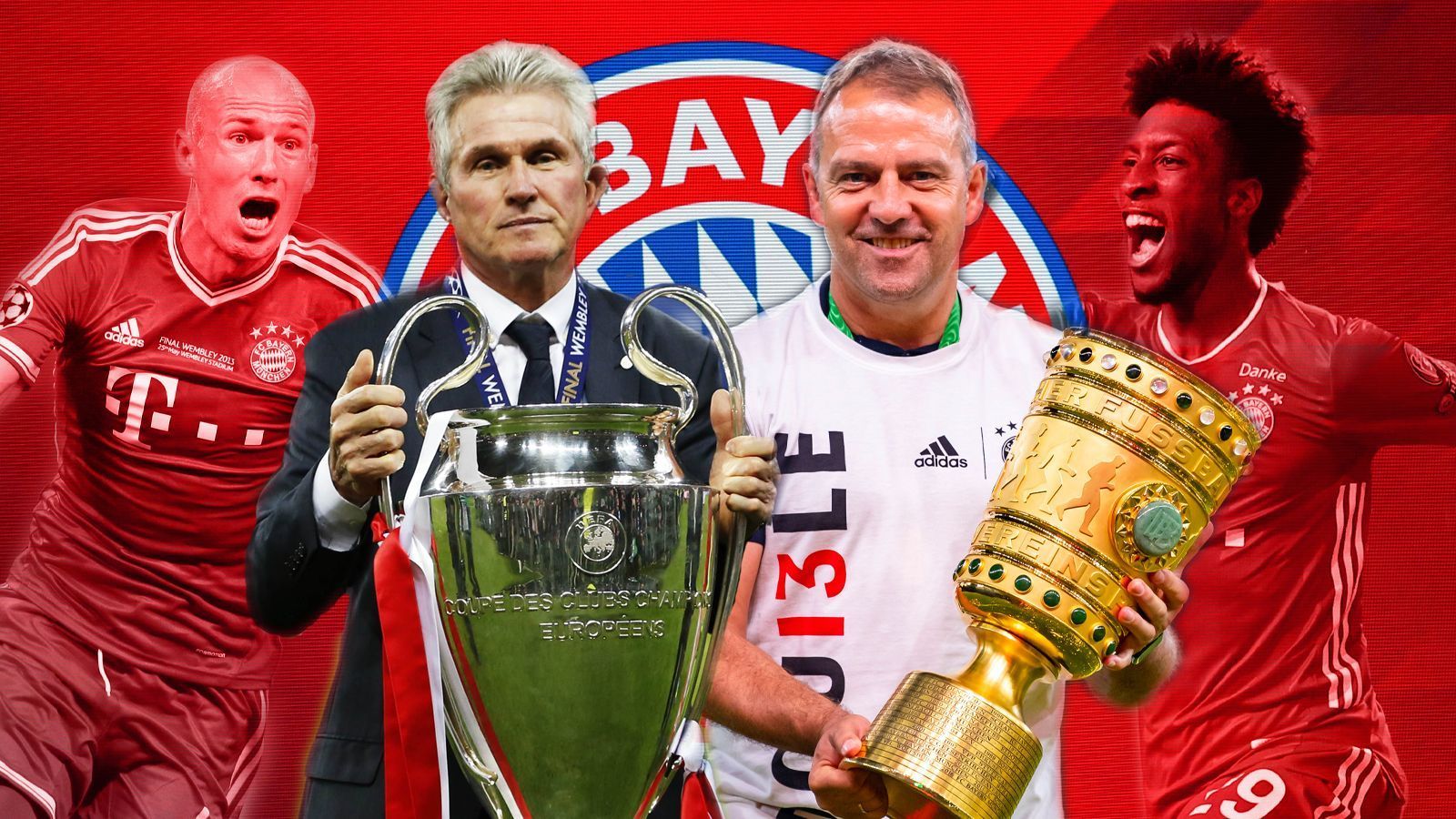 
                <strong>Wembley und Estadio da Luz: Die Triple-Bayern von 2013 und 2020 im direkten Vergleich</strong><br>
                Der FC Bayern hat das Wunder von 2013 wiederholt und sich das zweite Triple der Vereinsgeschichte geschnappt. Viel erinnert an die Helden von vor sieben Jahren. ran.de vergleicht beide Mannschaften im Head-to-Head-Vergleich.
              