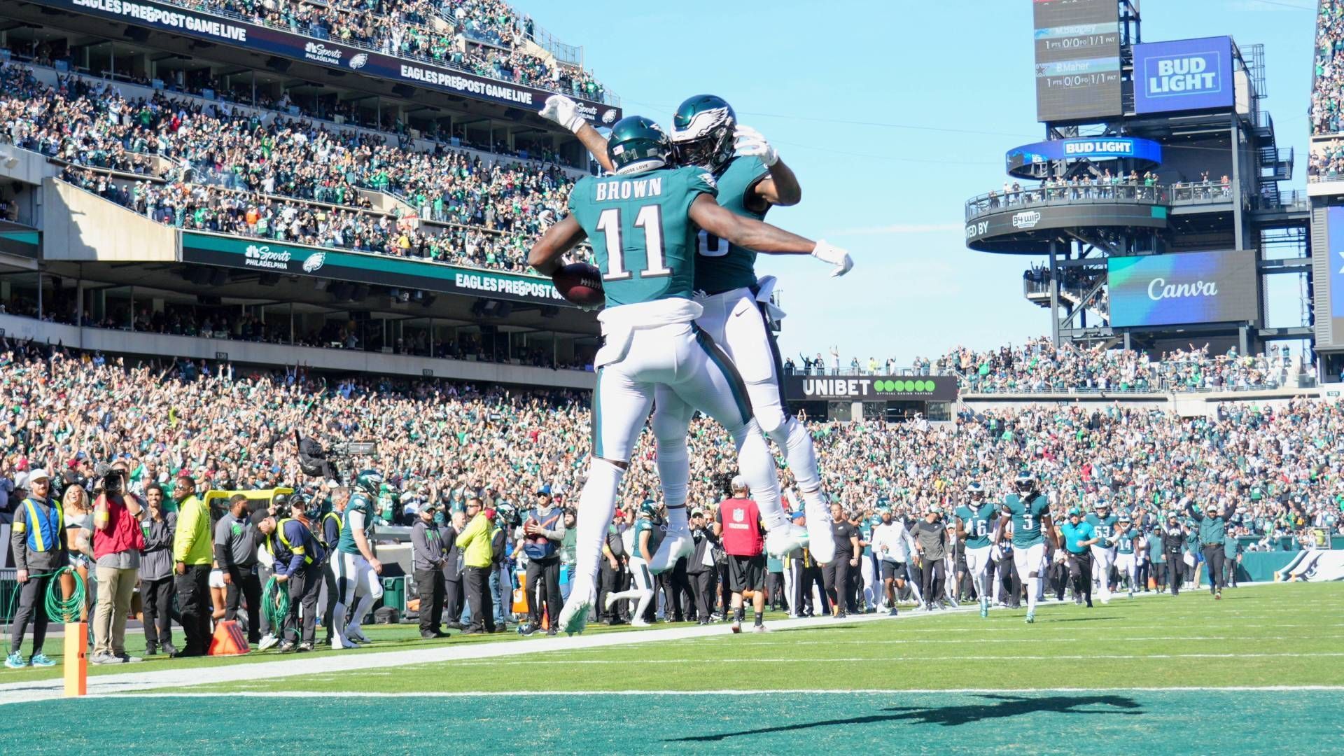 
                <strong>9. Platz: A.J. Brown (Philadelphia Eagles)</strong><br>
                Rating: 91 (Madden 23: 87)
              