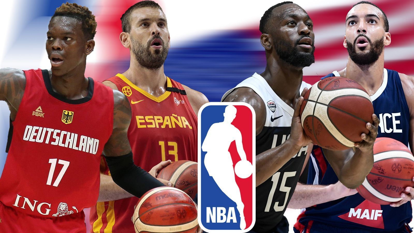 
                <strong>Die NBA-Stars bei der Basketball-WM </strong><br>
                Am 31. August startet in China die Basketball-Weltmeisterschaft 2019. Der ewige Gigant USA gilt trotz vieler hochkarätiger Absagen und Ausfällen als Top-Favorit. Zwar fehlen große Namen wie James Harden, Kevin Durant, DeMarcus Cousins oder Russell Westbrook, dennoch vereint auch diese WM einige Stars der NBA. ran.de zeigt die besten Spieler aus der NBA, die bei der WM dabei sind.
              