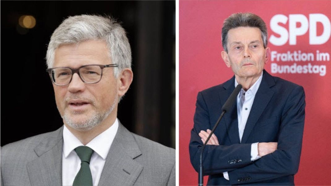 Andrij Melnyk und Rolf Mützenich