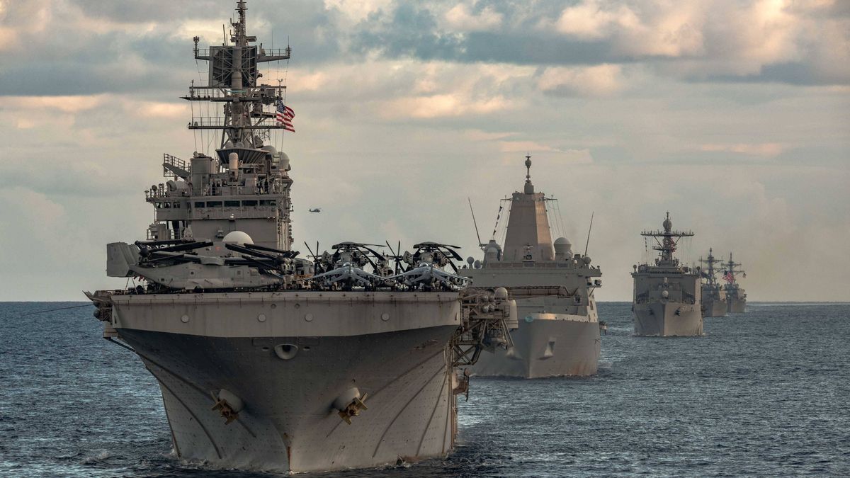 US-Kriegsschiffe, Rotes Meer, Huthi-Rebellen, imago images 0387342471