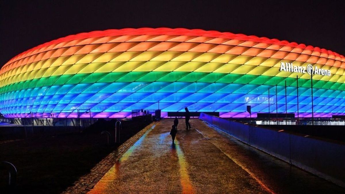 Die Stadt München hofft auf Arena in Regenbogenfarben