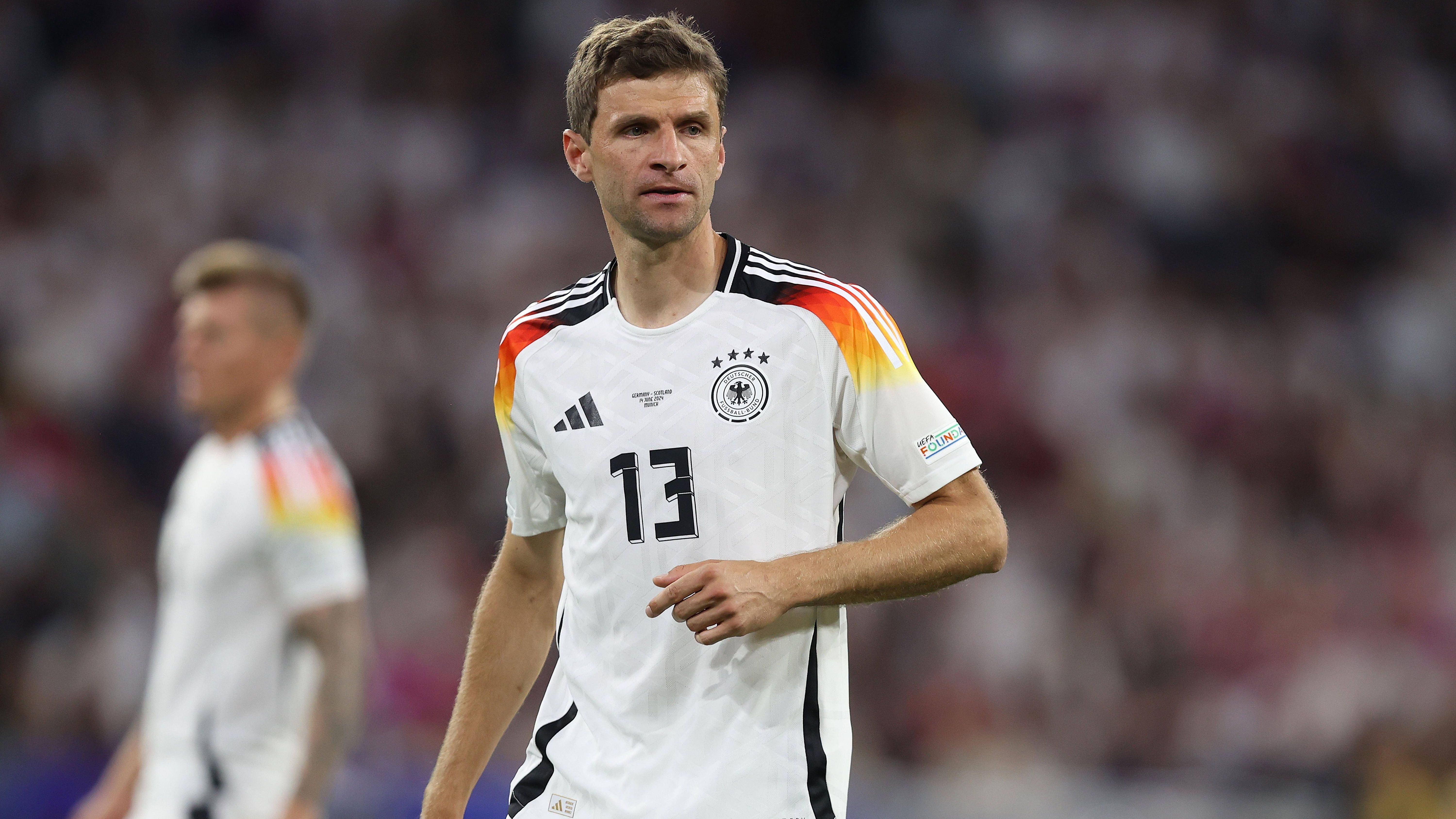 <strong>Rang 3 (geteilt): Thomas Müller</strong><br>Länderspiele: 130<br>Länderspiel-Tore: 45