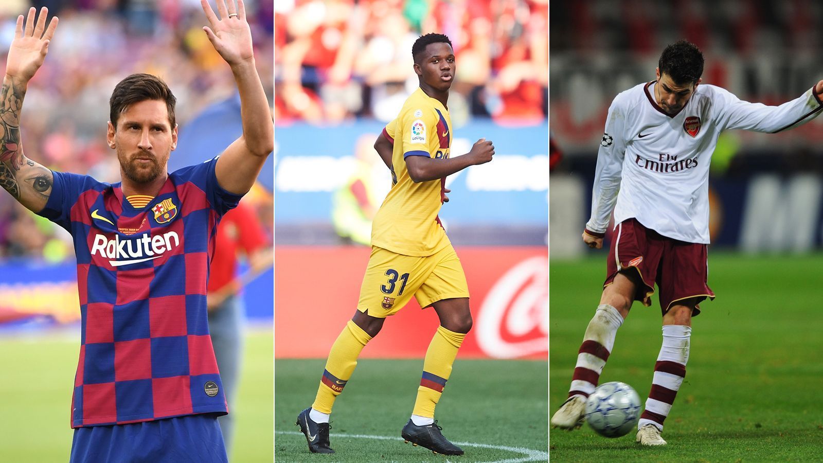 
                <strong>16-Jährige als Debütanten - und was aus ihnen wurde</strong><br>
                Beim FC Barcelona sorgt der 16-Jährige Ansu Fati bereits für mächtig Wirbel. Der aus Guinea-Bissau stammende Flügelspieler befindet sich als Debütant in so jungen Jahren in illustrer Gesellschaft. Wir zeigen andere Wunderkinder, und was aus ihnen wurde.
              