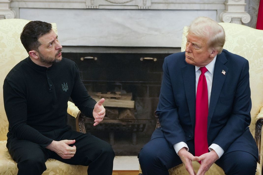 Das bislang letzte Treffen von Trump und Selenskyj im Weißen Haus geriet zum Eklat. (Archivbild)