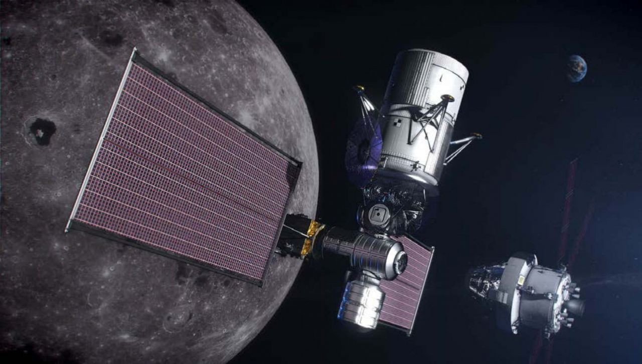 Bei späteren Missionen soll eine neue Raumstation ("Lunar Orbital Platform-Gateway") am Mond als Sprungbrett für Landungen dienen - und als mögliche Rettungsstation im Krisenfall. Ein Stations-Modul wird von den Europäern gebaut.