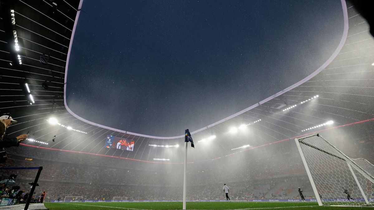 Schlechtes Wetter in München