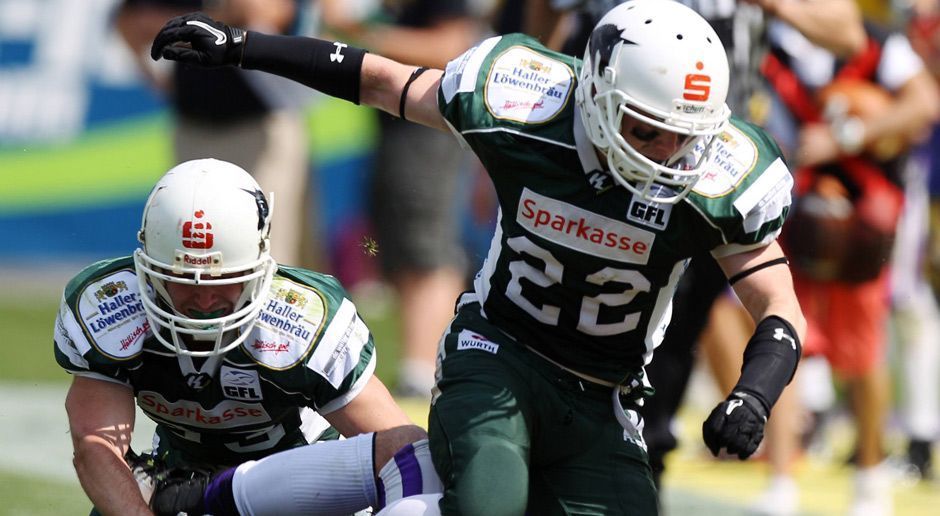 
                <strong>2012: Schwäbisch Hall Unicorns	</strong><br>
                2012: Schwäbisch Hall Unicorns. Was für ein Punktespektakel! Die Schwäbisch Hall Unicorns und Kiel Baltic Hurricanes boten den Fans ein echtes Feuerwerk. Am Ende gab es über 100 Punkte zu bejubeln. Endstand: 56:53 für Schwäbisch Hall. 
              