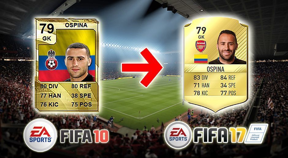 
                <strong>David Ospina (FIFA 10 - FIFA 17)</strong><br>
                David Ospina (FIFA 10 - FIFA 17)
              