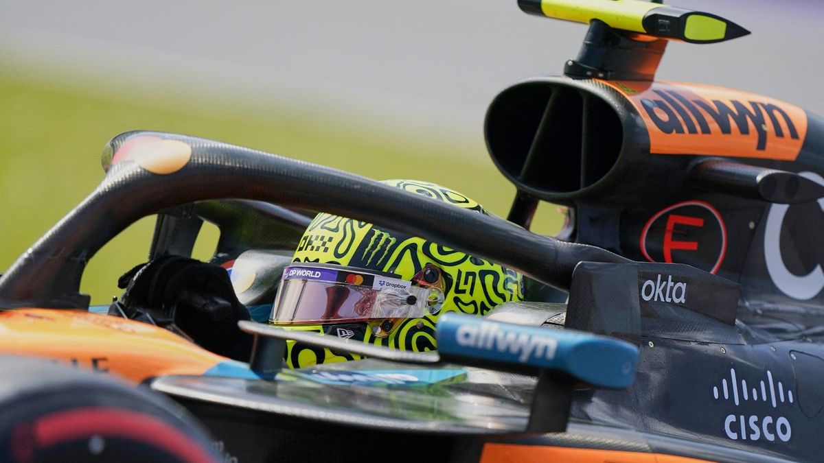 Lando Norris setzte in FP1 aus