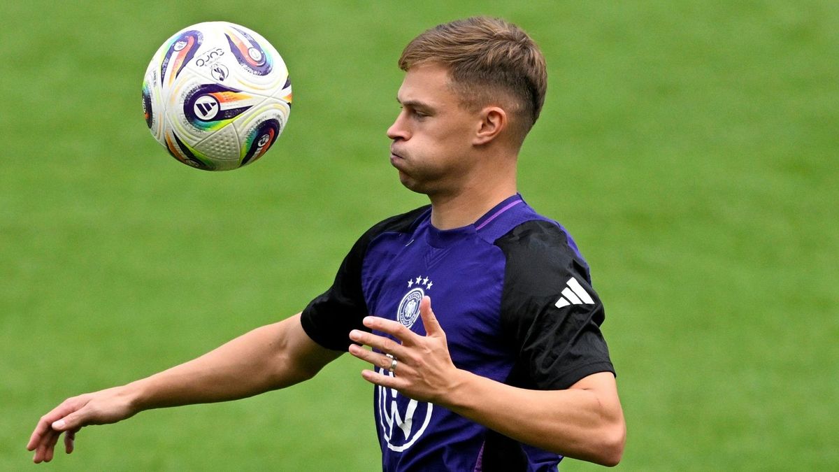 Hybrider Sechser: Joshua Kimmich im Training