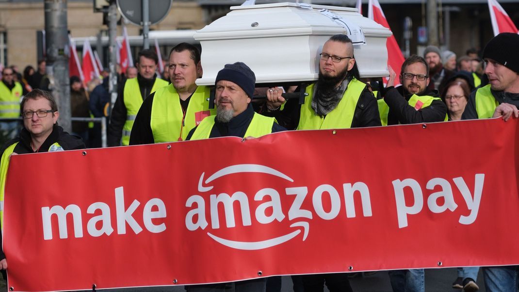 Immer wieder steht Amazon wegen der Arbeitsbedingungen in der Kritik. 