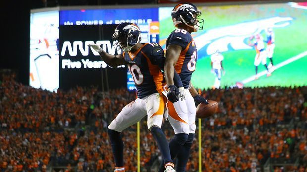 
                <strong>Platz 8: Denver Broncos</strong><br>
                Demaryius Thomas und Emmanuel Sanders169 Receptions (4.)2115 Yards (6.)10 Touchdowns (13.)
              