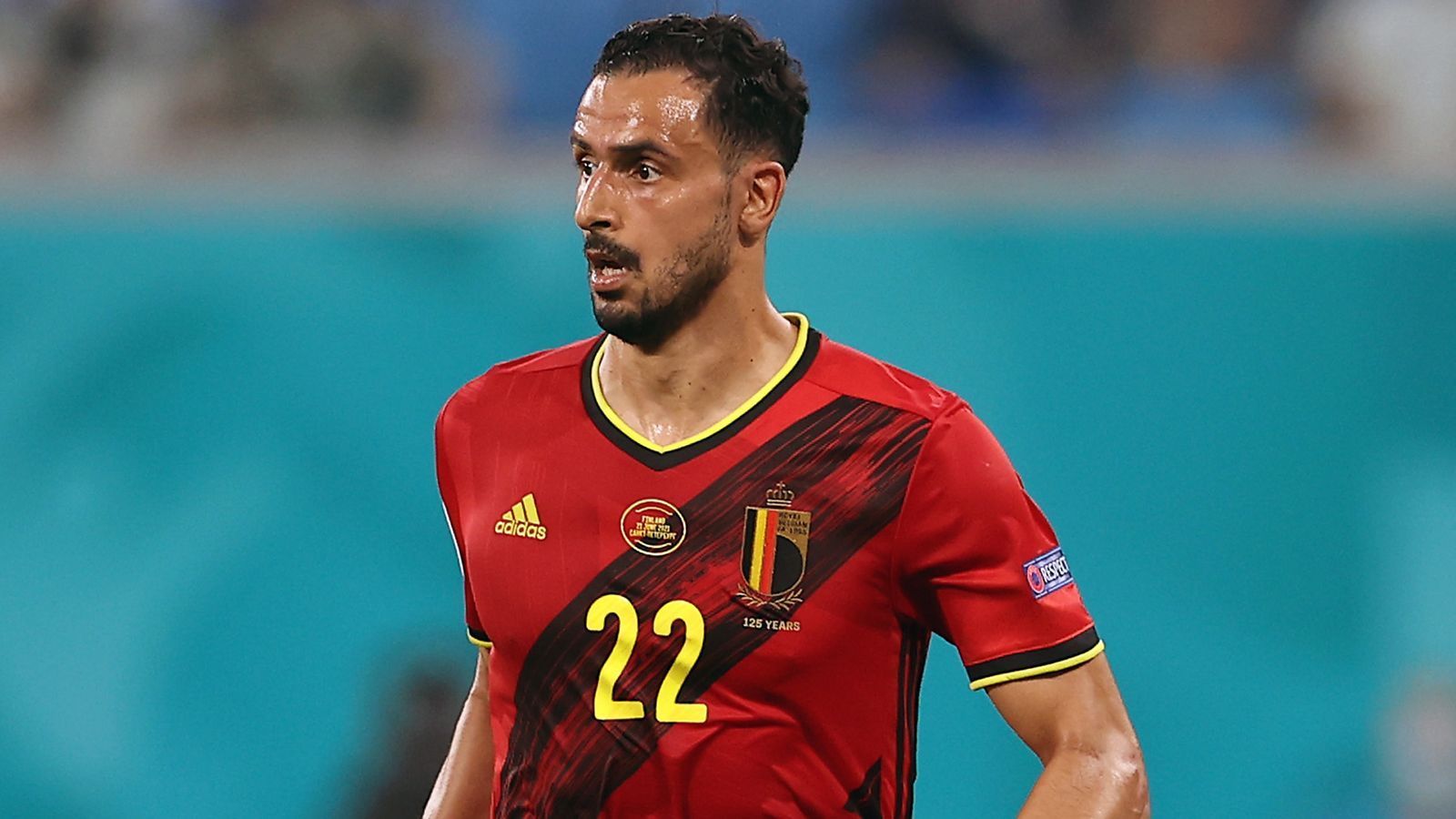 
                <strong>Nacer Chadli</strong><br>
                Erlebt einen der bittersten Auftritte des Abends. Kommt in der 70. Minute für Meunier und hat direkt mit der ersten Aktion eine große Chance. Nur eine Minute später muss er behandelt und ausgewechselt werden. Keine Note.
              