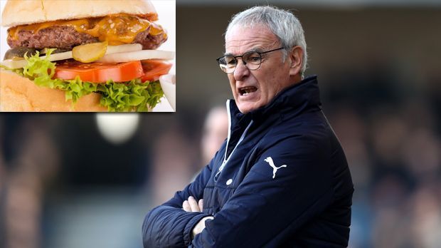 
                <strong>Leicester City: Chickenburger</strong><br>
                Für die Spieler von Leicester City war es ein Ritual, nach den Spielen einen Chickenburger zu essen. Nach dem schlechten Saisonstart setzte der inzwischen entlassene Trainer Claudio Ranieri auch bei der Ernährung der Spieler an und strich den Mannschaftsbrauch vom Speiseplan. 
              