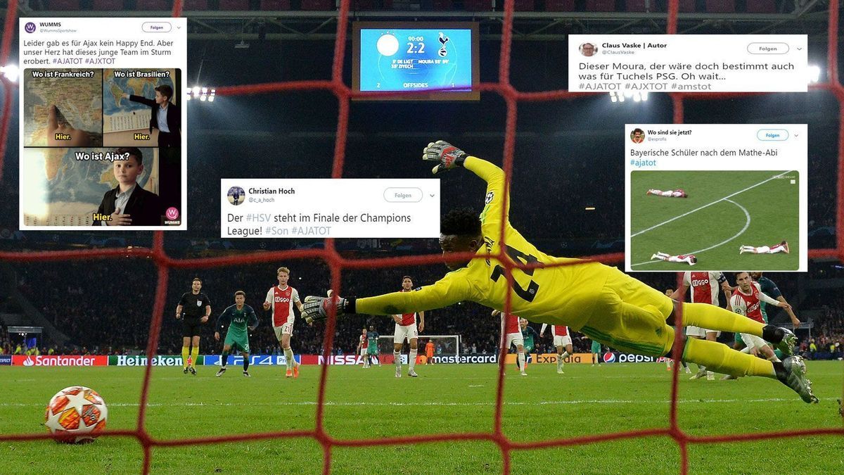 Ajax gegen Spurs Twitterreaktionen