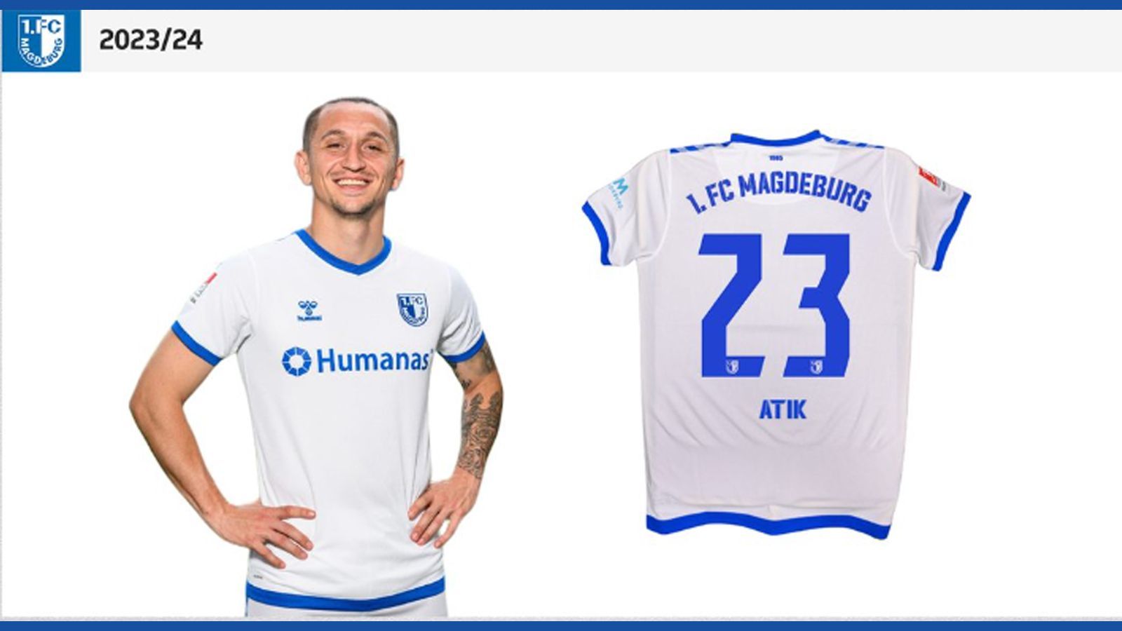 <strong>Platz 12 - 1. FC Magdeburg</strong><br>Für uns erfolgt hier ein kleiner qualitativer Sprung in der Tabelle. Wir mögen das FCM-Trikot! Es ist schlicht und der Sponsoren-Aufdruck ist nicht störend.&nbsp;
