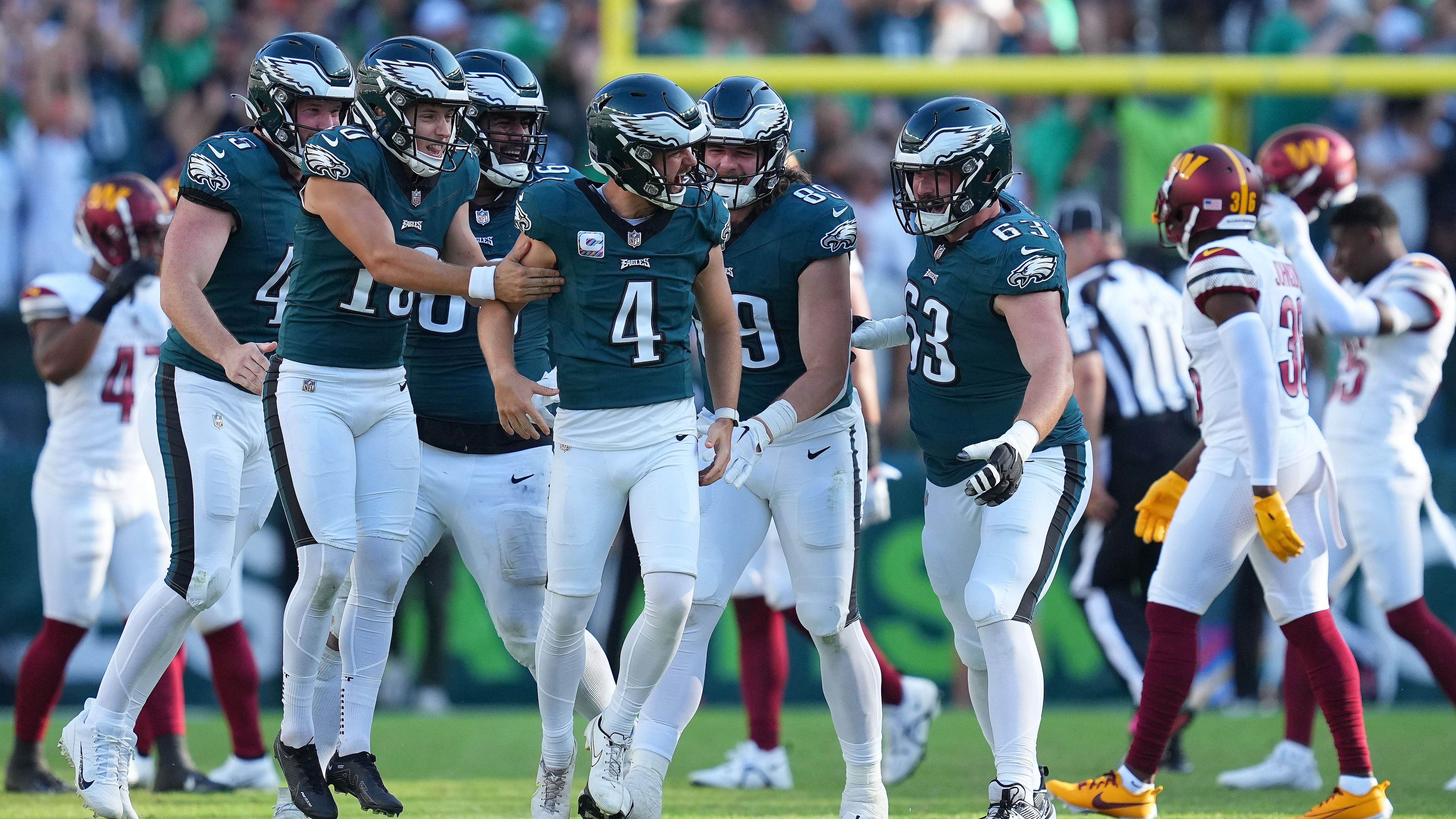 <strong>Rang 4 - geteilt: Philadelphia Eagles</strong><br>Anzahl der Prime Time Spiele: 5