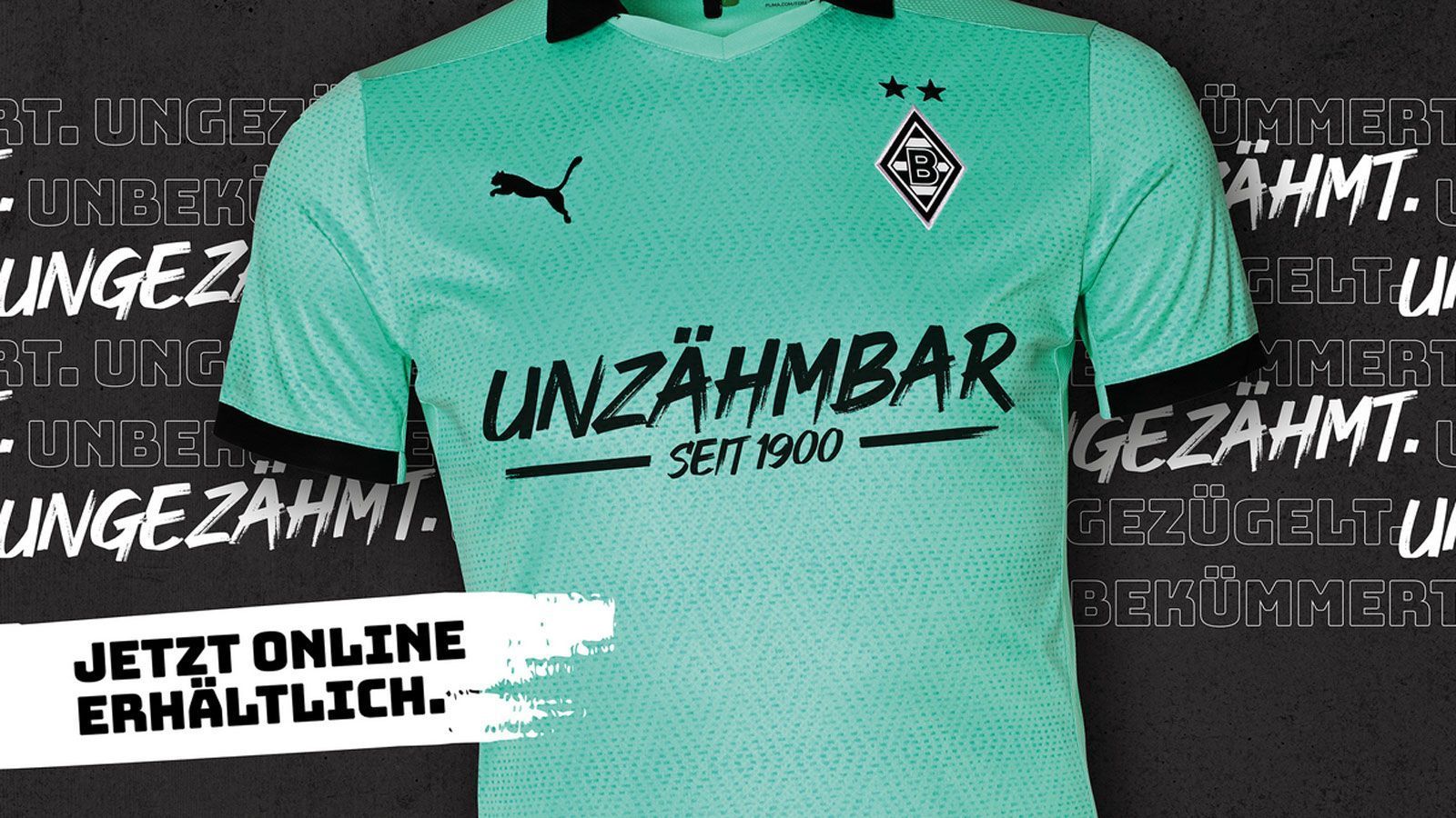 
                <strong>Borussia Mönchengladbach (Sondertrikot)</strong><br>
                Borussia Mönchengladbach bringt in der Corona-Krise ein besonderes Trikot auf den Markt, das die Profis wohl niemals überstreifen werden. Das limitiert aufgelegte mintgrüne Jersey, das in den Ausführungen "Herren", "Damen", "Kinder", "Mini" und "Baby" vorliegt, wird angesichts der Umstände nur über den Online-Fanshop vertrieben. Dabei werden nach Vereinsangaben von jedem verkauften Trikot zehn Euro an die Borussia-Stiftung weitergeleitet. Diese werde von dem Erlös Schutzmasken ordern und der Stadt Mönchengladbach zur Verfügung stellen. Das besondere an dem Dress: Statt des Sponsors prangt auf der Brust der Schriftzug "Unbezähmbar seit 1900".
              