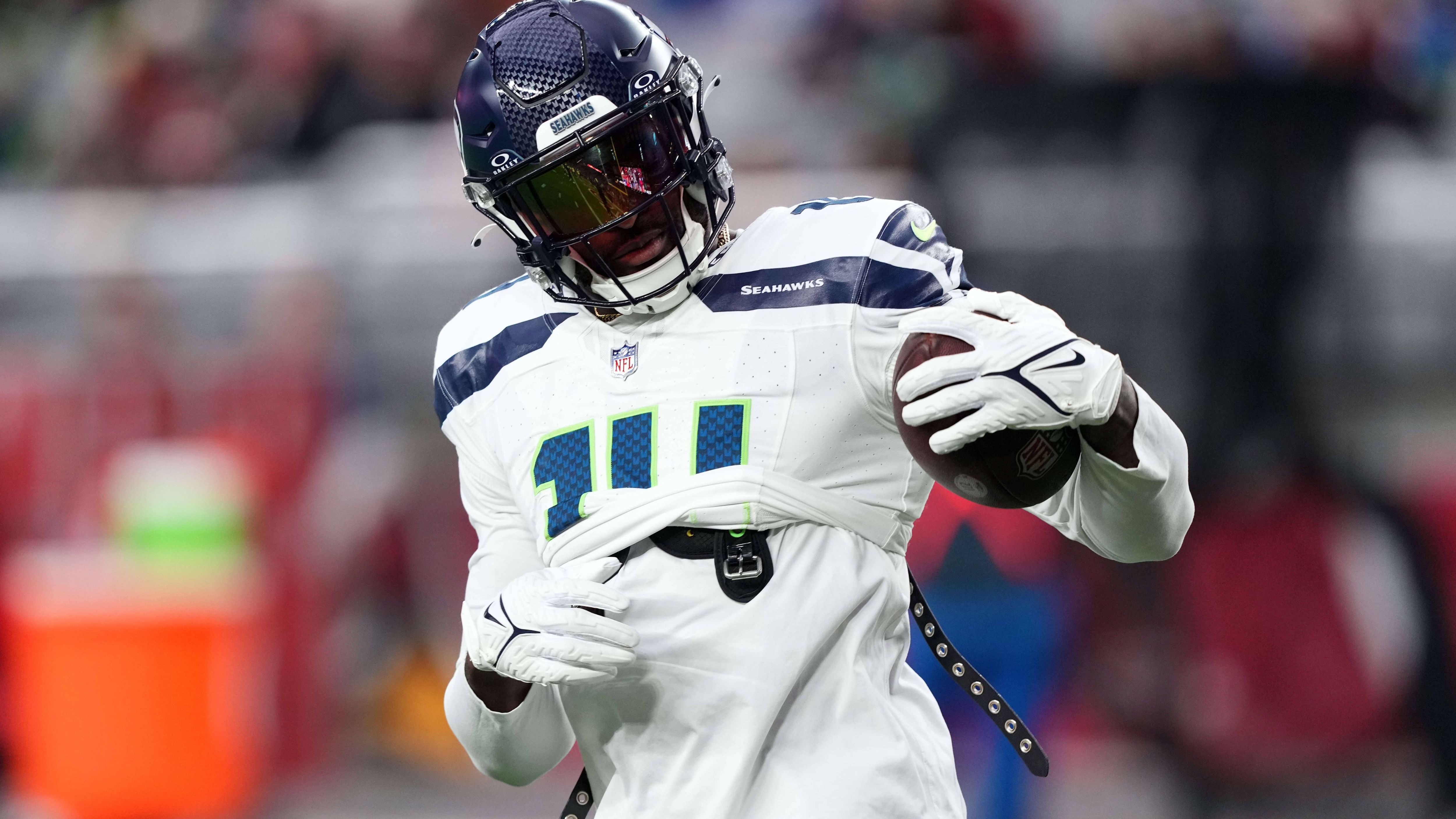 <strong>Seattle Seahawks: DK Metcalf</strong><br>Metcalf kann an guten Tagen jede Defense auseinandernehmen, manchmal geht aber auch das Temperament mit ihm durch. Aber dennoch: Er ist in der Offense der Seahawks der absolute Unterschiedsspieler.