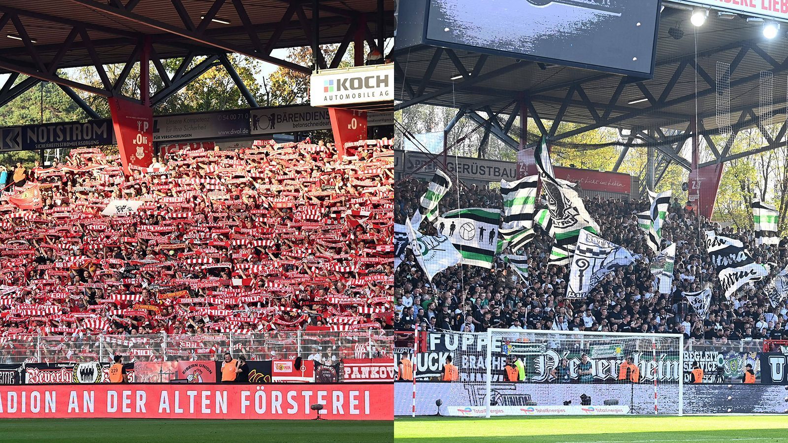 
                <strong>Union Berlin & Borussia Mönchengladbach</strong><br>
                Seit Sommer 2018 gibt es zwischen den Ultra-Gruppen "Sottocultura" und den "Berliner Hammerhearts" eine Fan-Freundschaft. Zwar gab es 2019 in Berlin Attacken auf Gladbach-Fans, als diese vor dem Spiel eine Spreerundfahrt machten. Schon kurze Zeit später wurde allerdings vermutet, dass es sich dabei nicht um Union-Fans, sondern um Anhänger anderer Fanlager handelte. Neben Gladbach und Hertha BSC unterhalten "die Eisernen" auch einzelne Freundschaften zu St. Pauli und Borussia Dortmund.
              