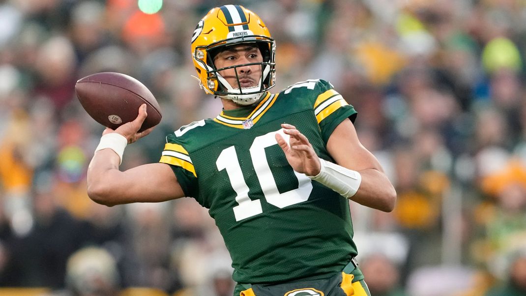 Spielt mit den Green Bay Packers in den Playoffs: Quarterback Jordan Love.