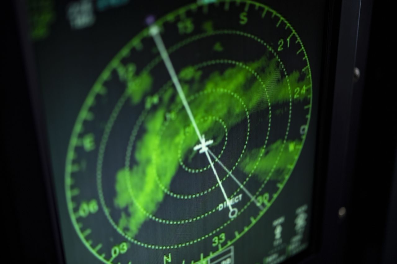 Das Doppler-Radar an Board liefert Daten für die Hurrikan-Vorhersage.