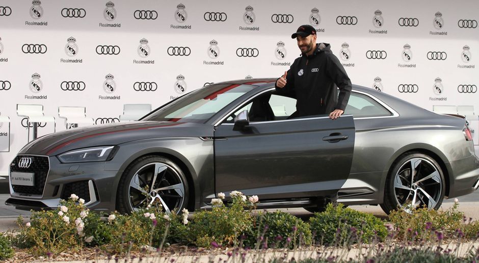 
                <strong>Real Madrid & Audi</strong><br>
                Karim Benzema (Sturm)Auto: Audi RS 5
              