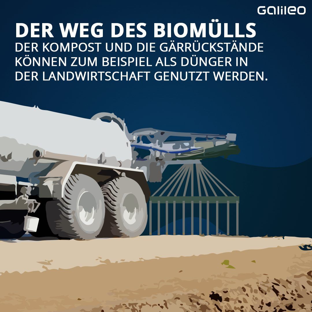 Der Weg von Biomüll. Was passiert damit