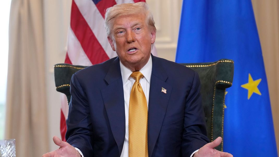 US-Präsident Donald Trump freute sich über den ausgehandelten Deal.