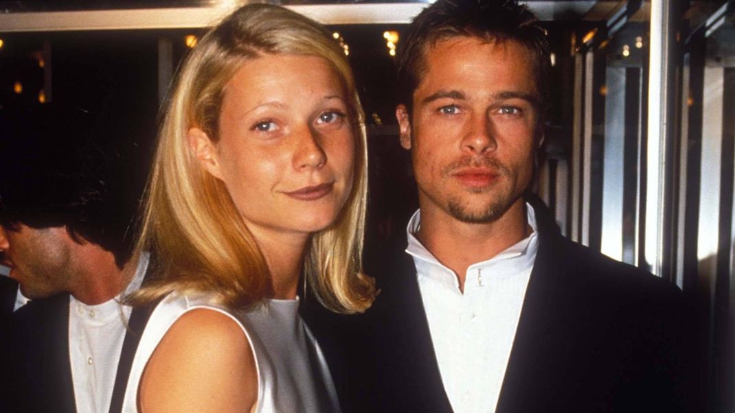 Gwyneth Paltrow und Brad Pitt bei einem Event.