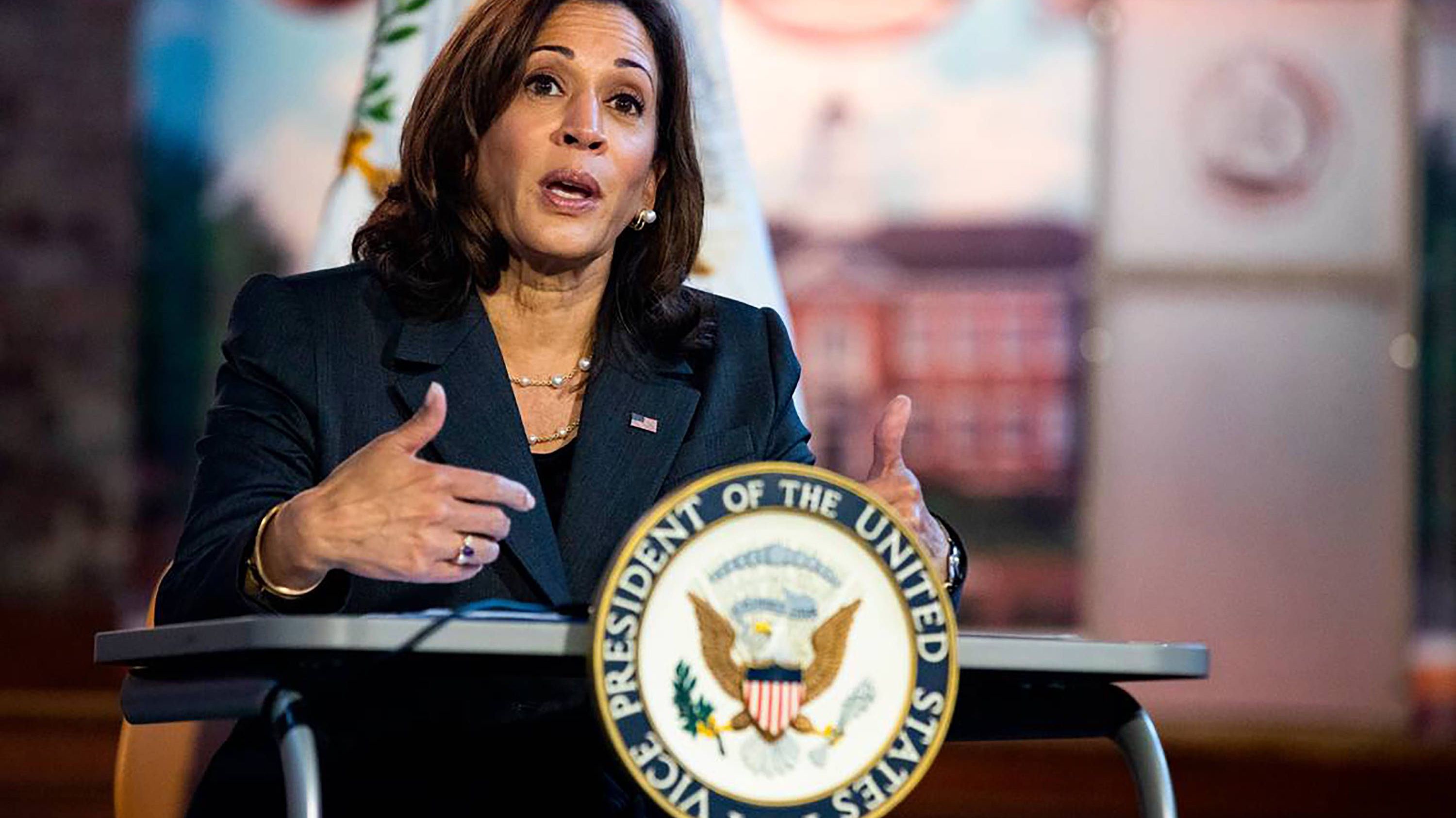 <strong>Kamala Harris (San Francisco 49ers)</strong><br>US-Vizepräsidentin Kamala Harris drückt den "Niners" die Daumen. "Die ganze Saison über haben meine 49ers auf dem Spielfeld Kampfgeist und Entschlossenheit gezeigt. Und jetzt sind sie auf dem Weg zurück in den Super Bowl. Glückwunsch an das gesamte Team", <a href="https://twitter.com/VP/status/1751803345424310277">schrieb die 59-Jährige nach dem Gewinn des NFC Championship Games auf Twitter</a>. Harris war von 2004 bis 2011 Bezirksstaatsanwältin von San Francisco.