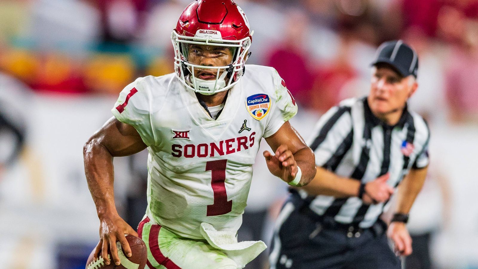 
                <strong>Das höchste Passing Efficiency Rating in der College-Karriere</strong><br>
                Kyler Murray (Oklahoma Sooners)2015 - 2018: 181,3
              
